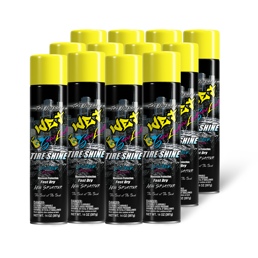 Amazon 12 Can Bulk product of the Street Legal Wet Tire Shine